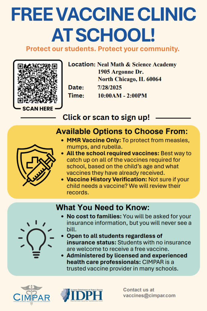Free Vaccine Clinic At School