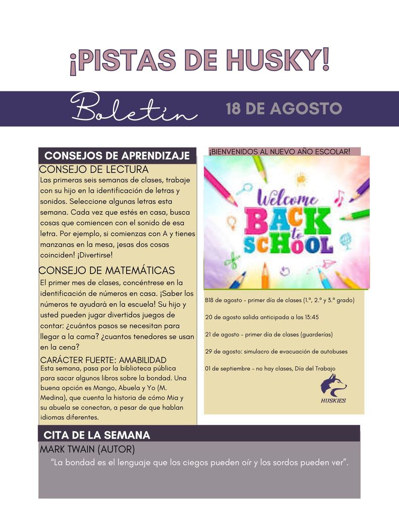 BOLETÍN SEMANAL