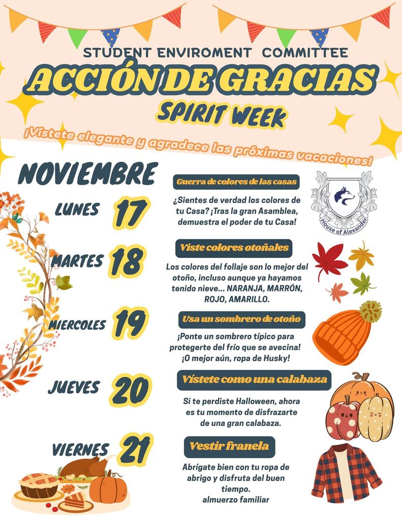 semana del espíritu de otoño