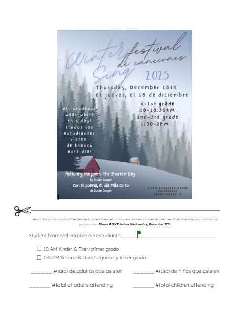 Winter Sing RSVP