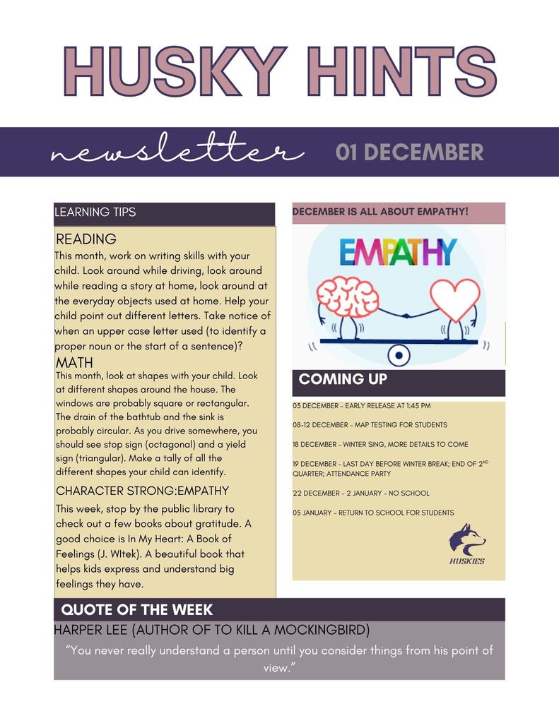 Weekly Newsletter
