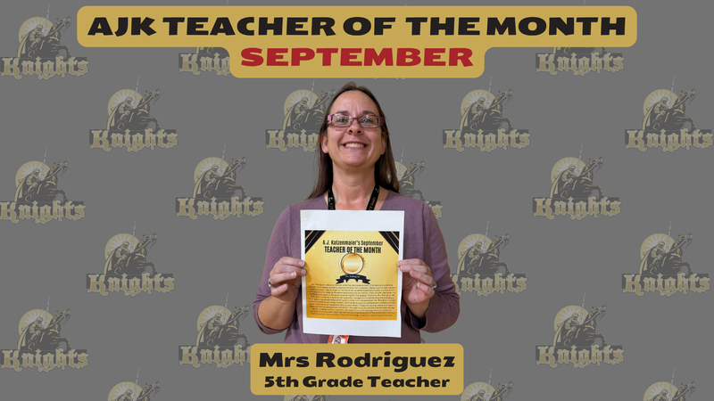 teacher of the month