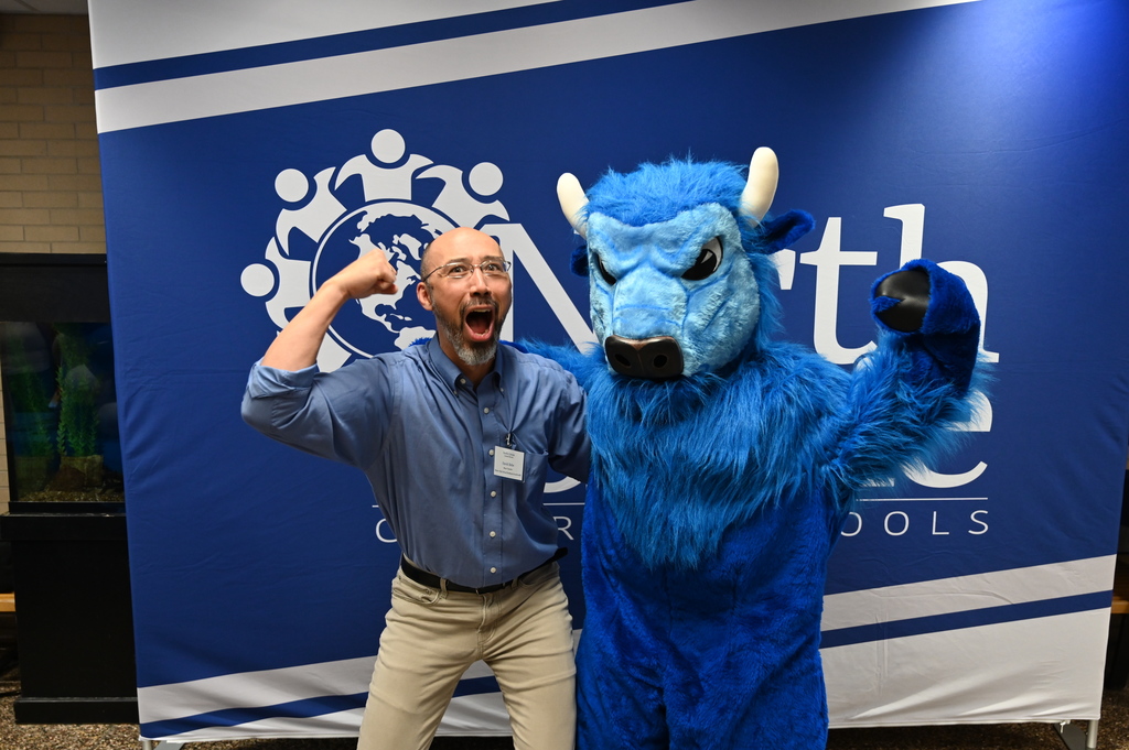 New Teacher with the Bison
