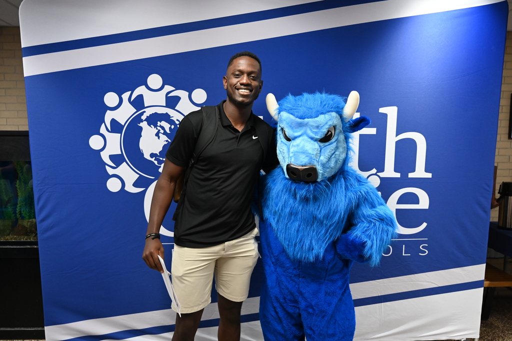 New Teacher with the Bison