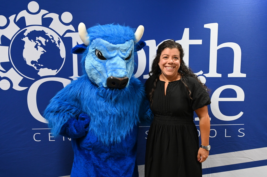 New Teacher with the Bison