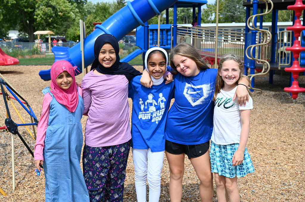 Student having fun on first day