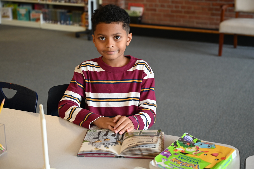 Student having fun on first day