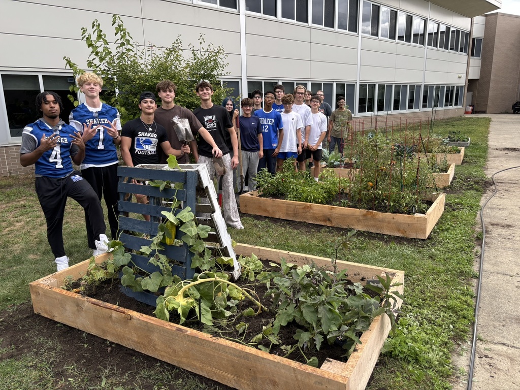 Students smiling in the garden 