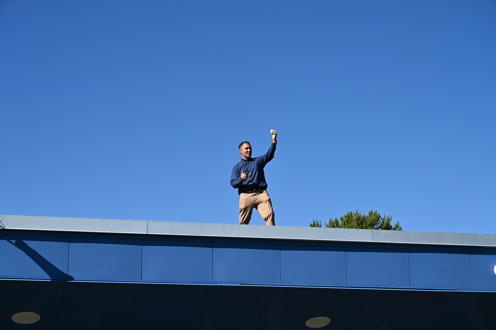 Principal Turcio at Big Apple Crunch