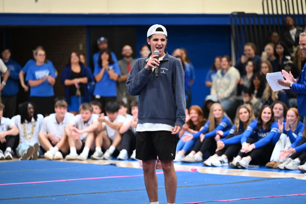 Senior Jack Majewski sings