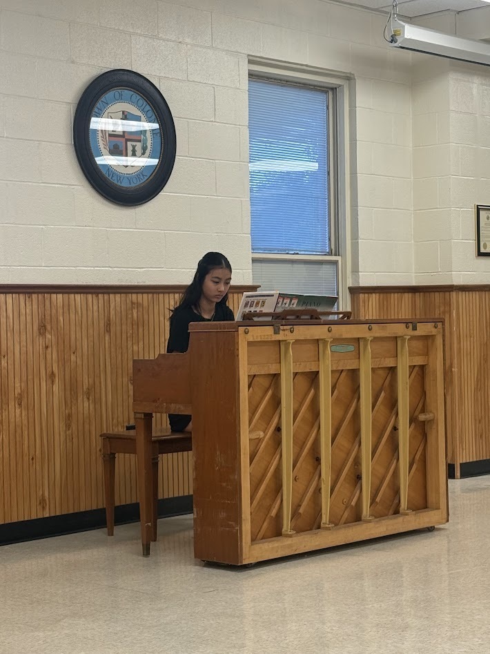 Livia Lu with Town Supervisor