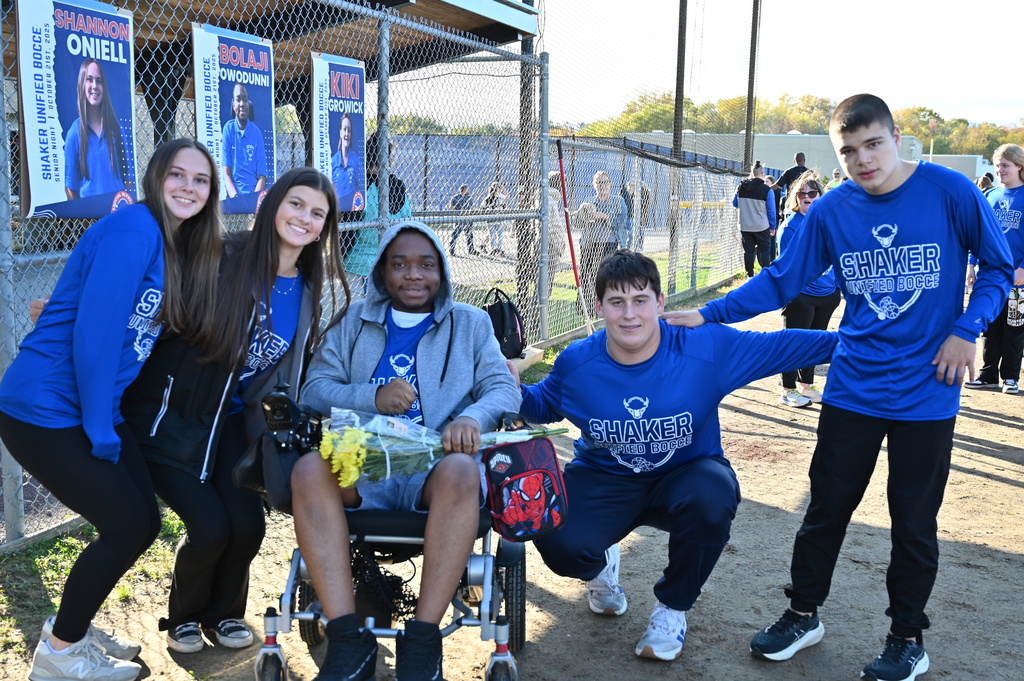 Unified Bocce celebrates senior night!