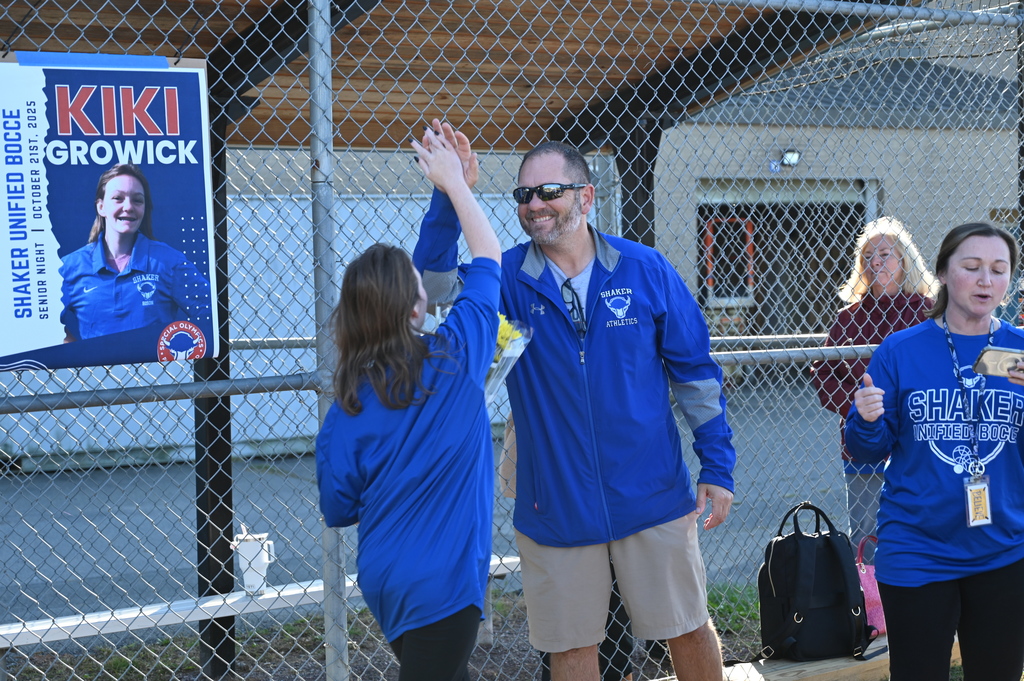 Unified Bocce celebrates senior night!