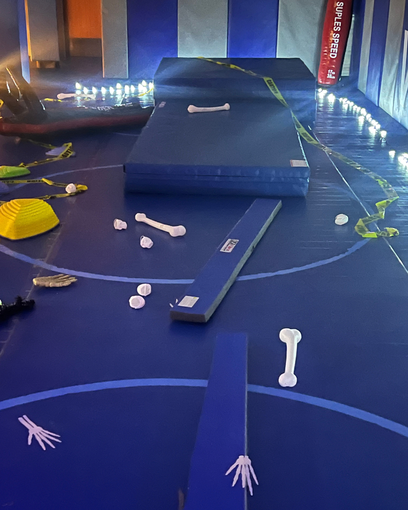 Set up for the Unified/Adapted Physical Education class