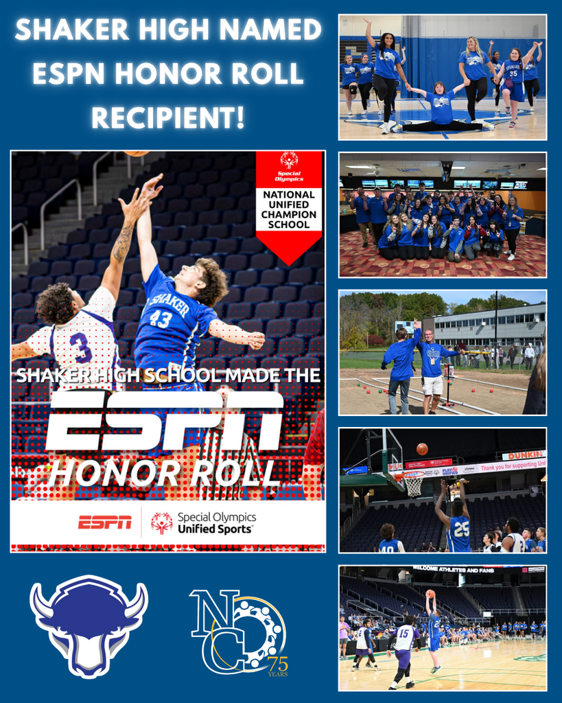 This week, Shaker High School was named one of ESPN’s Honor Roll Recipients