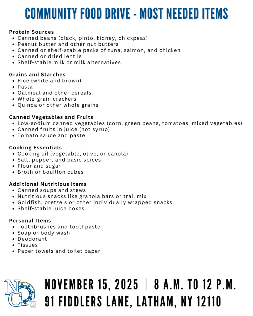 Food Drive Needs