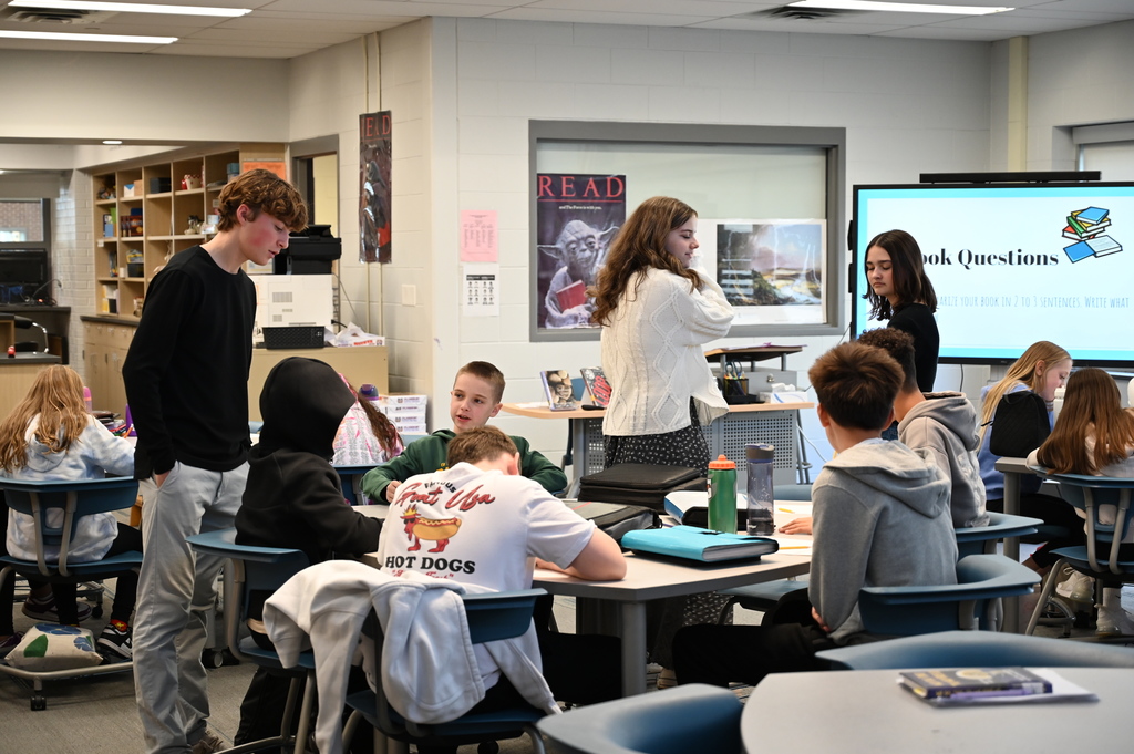 Students teaching kids