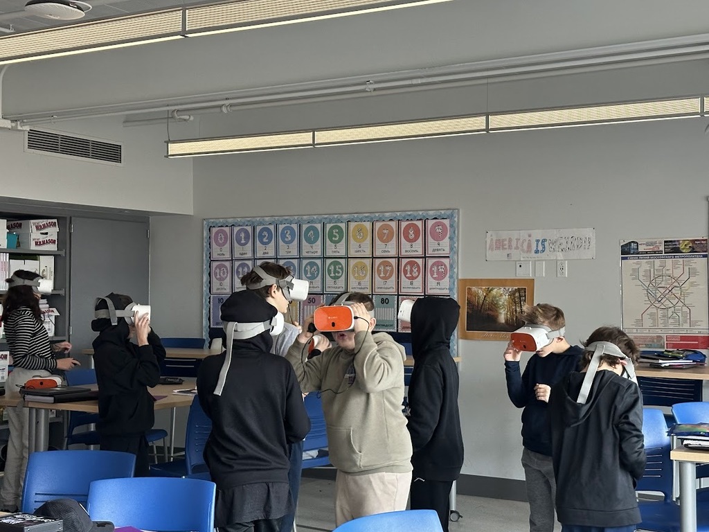 VR Goggles in Russian Class