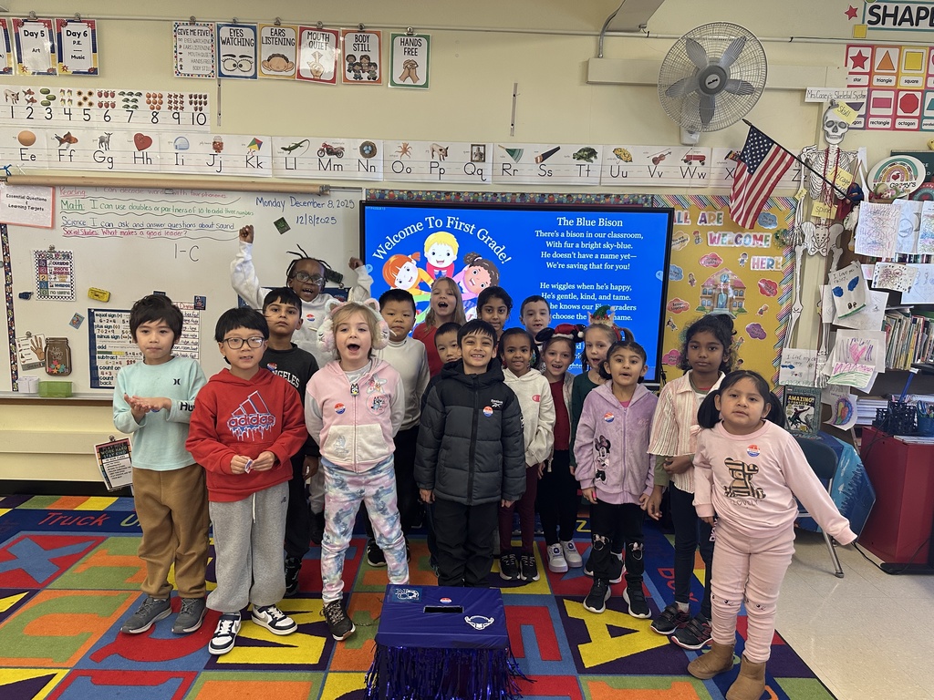 First Graders vote for Bison's name