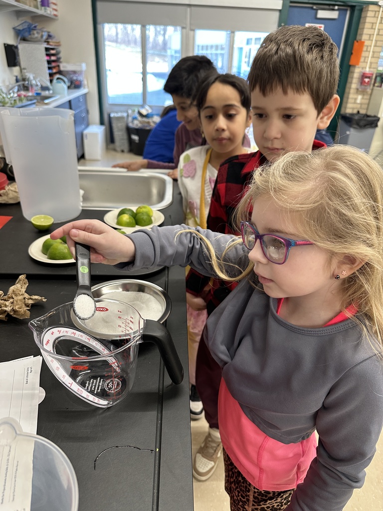 Students measure sugar