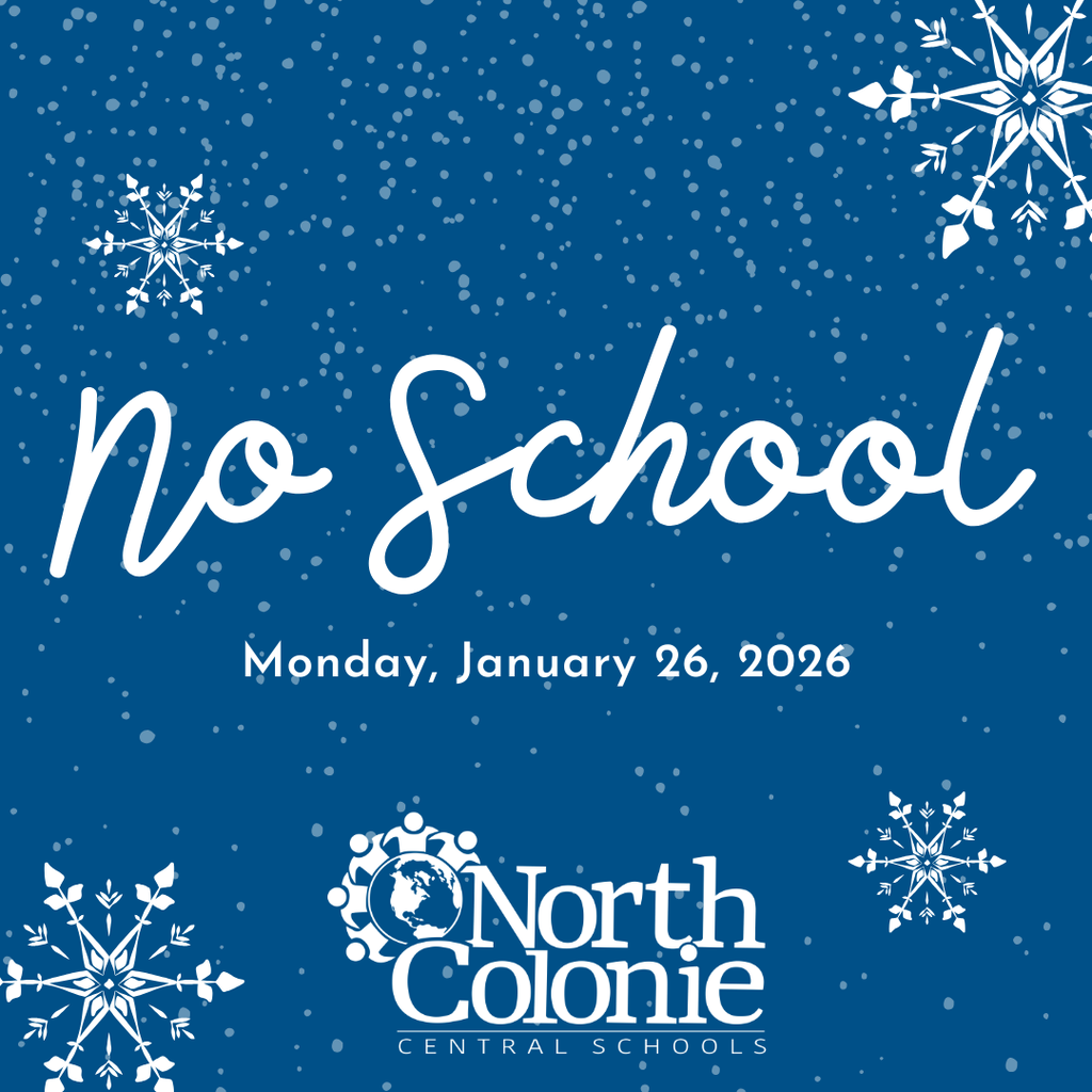 No School Monday, January 26