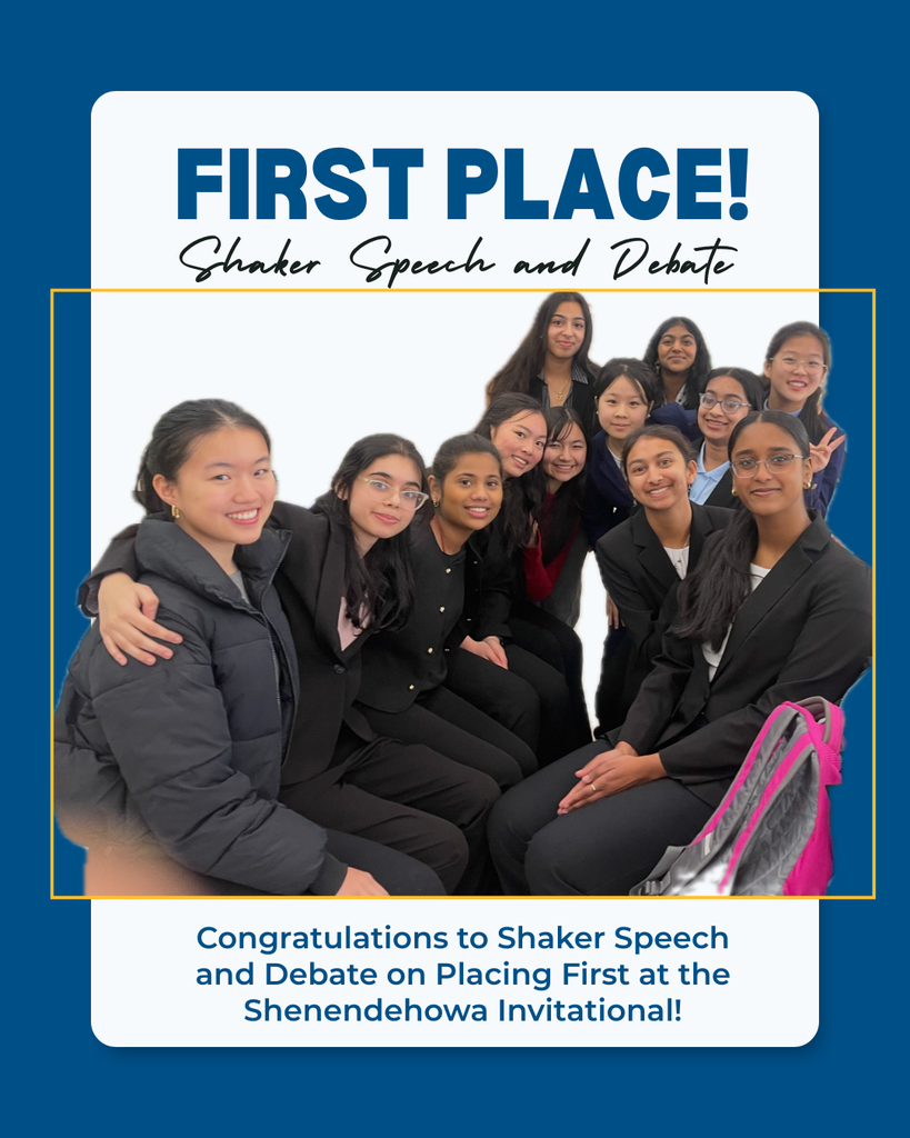 First place speech and debate