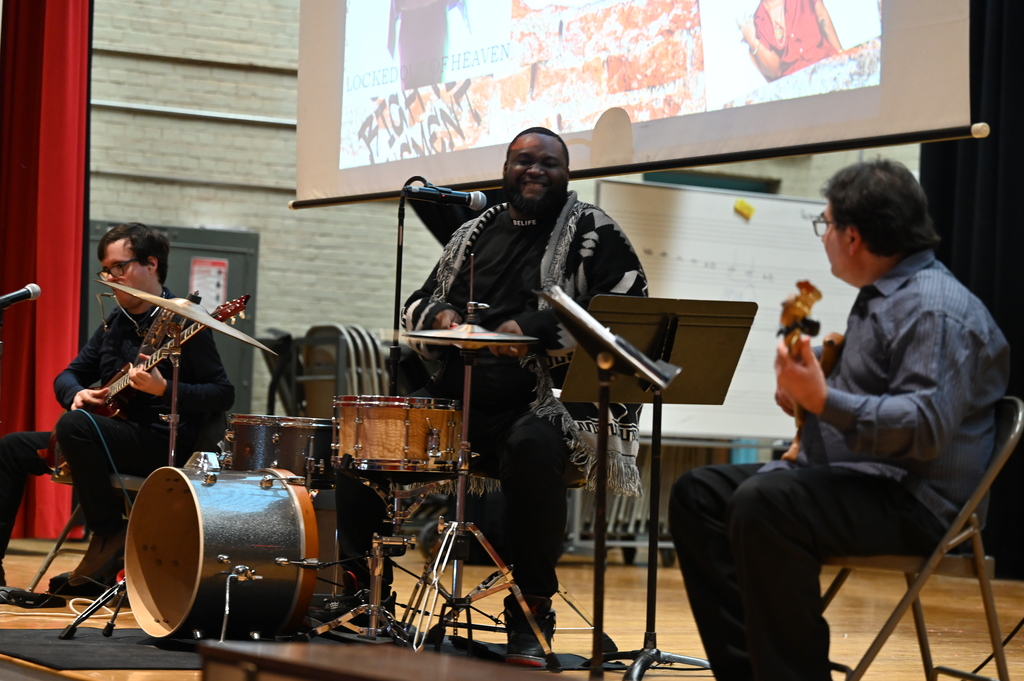 Blue and Beyond Singer and drummer and guitarist