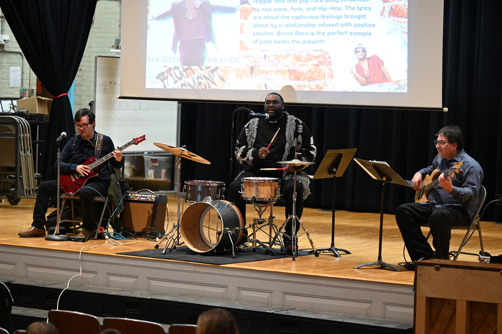 Blue and Beyond Singer and drummer and guitarist