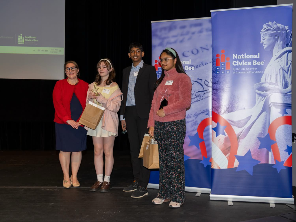 Vibhav Doppalapudi Vibhav Doppalapudi at the National Civis Bee holding prize