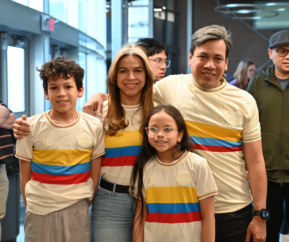 SMS family enjoys event