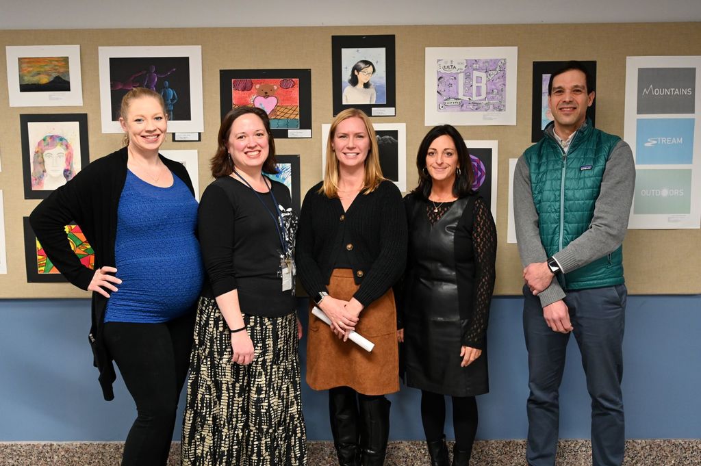 sms art teachers at show
