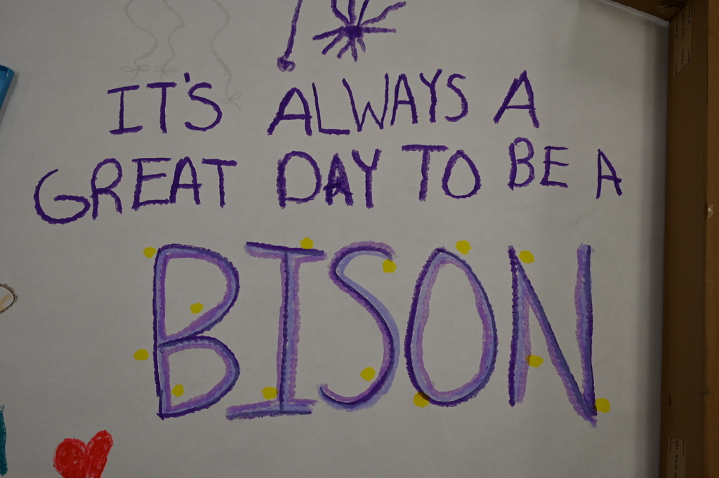 Someone wrote: It's always a great day to be a Bison