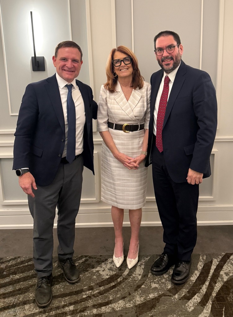 Matt Stein, Mary Nardolillo and Brian Carey standing next to each other