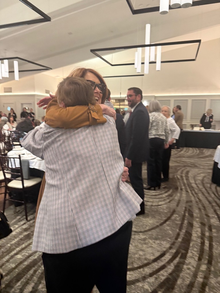 Mary Kay and Mary Nardolillo hugging