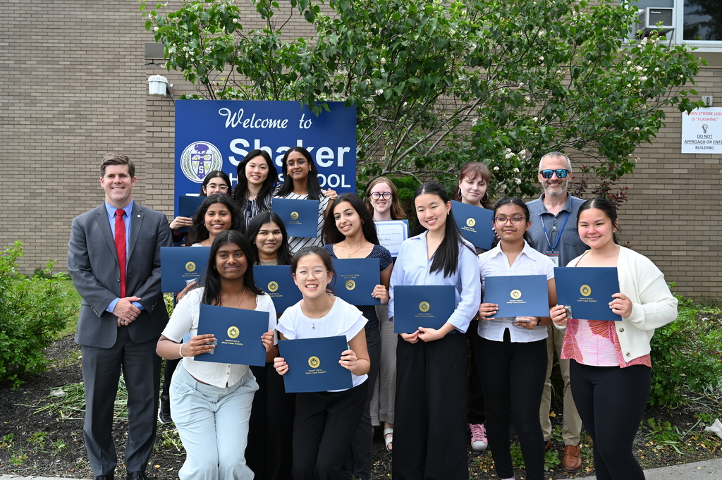 Speech and Debate Team with Deputy County Executive Mike McLaughlin