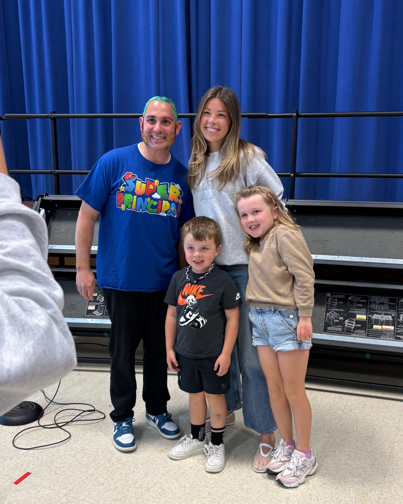 Mr. Turcio and Alex Cook with her two kids