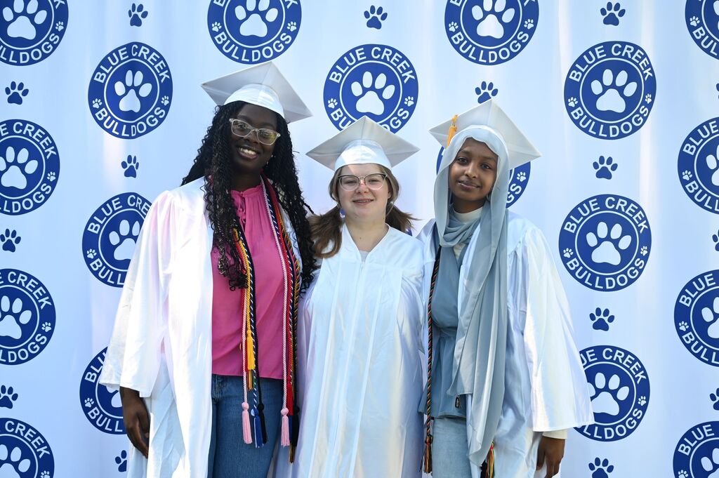 seniors visiting blue creek for senior walk through