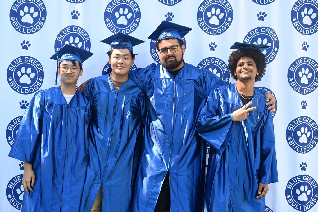 seniors visiting blue creek for senior walk through