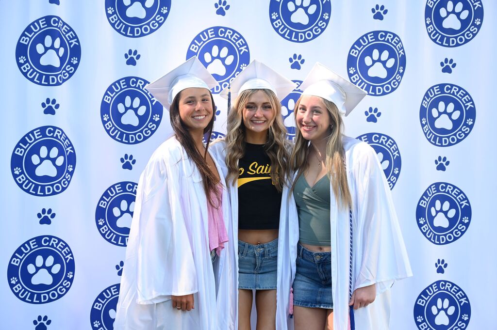 seniors visiting blue creek for senior walk through
