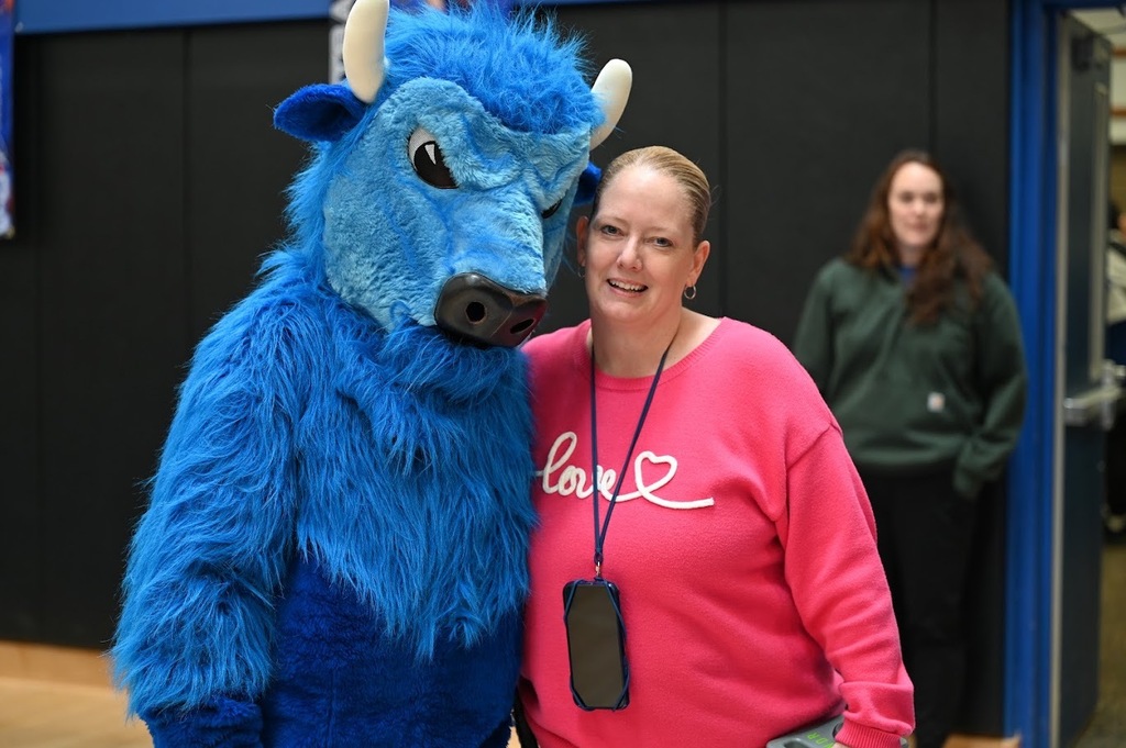 Bison and Crystal Fox