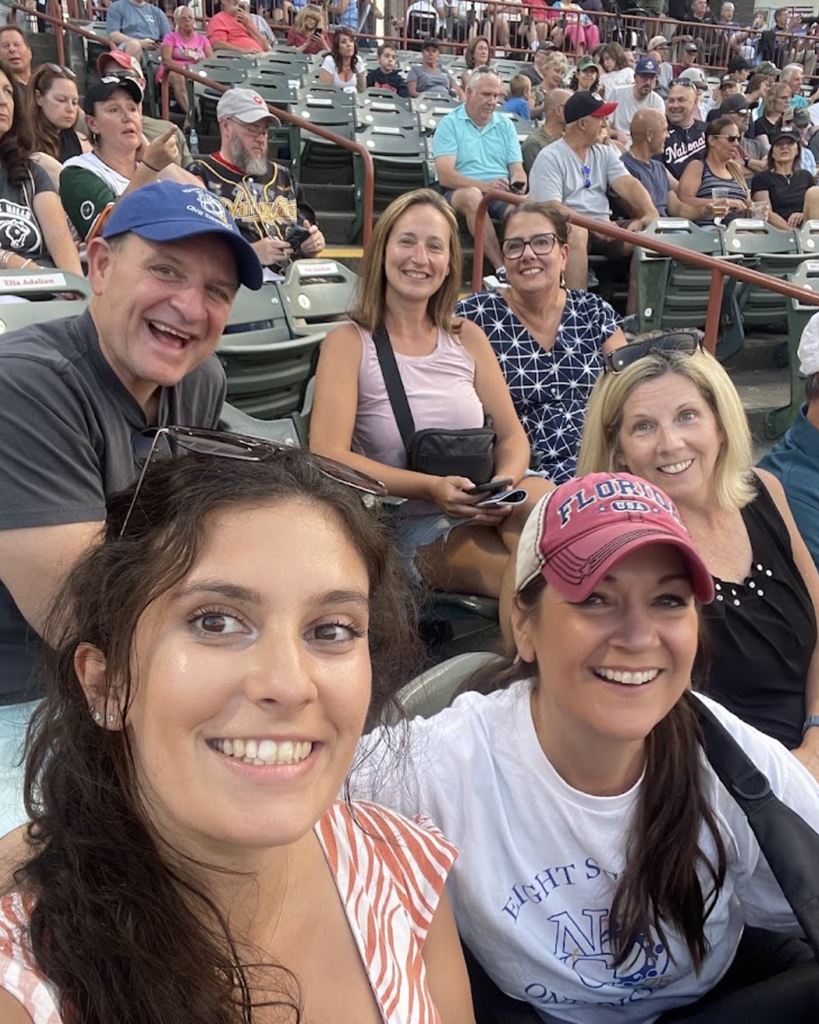 North Colonie staff at the ValleyCats game