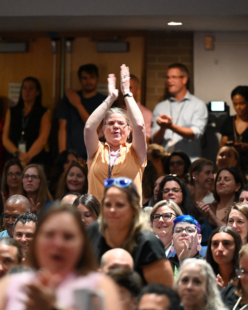 Teacher claps
