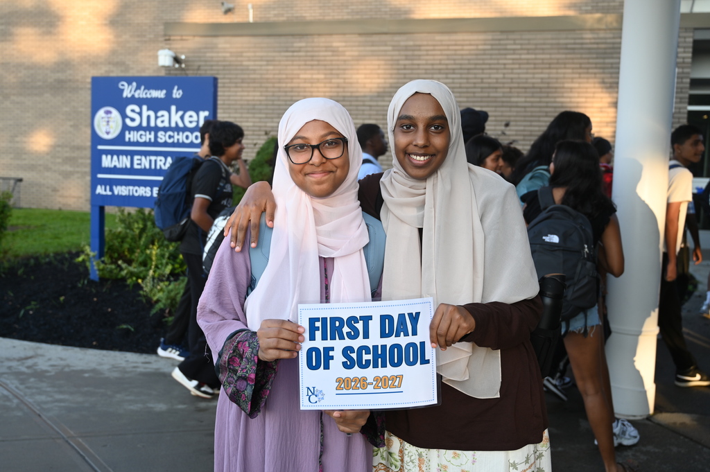 Shaker High students on First Day of School