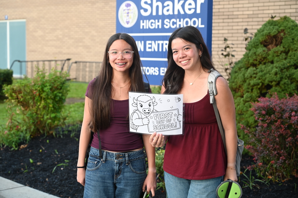Shaker High students on First Day of School