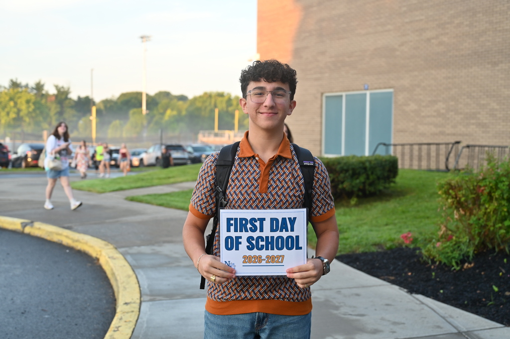 Shaker High student on First Day of School