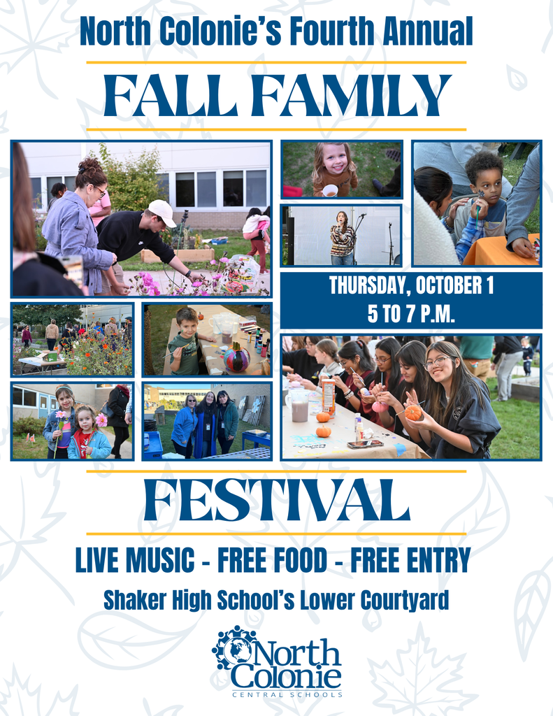 North Colonie’s Fourth Annual fall family festival