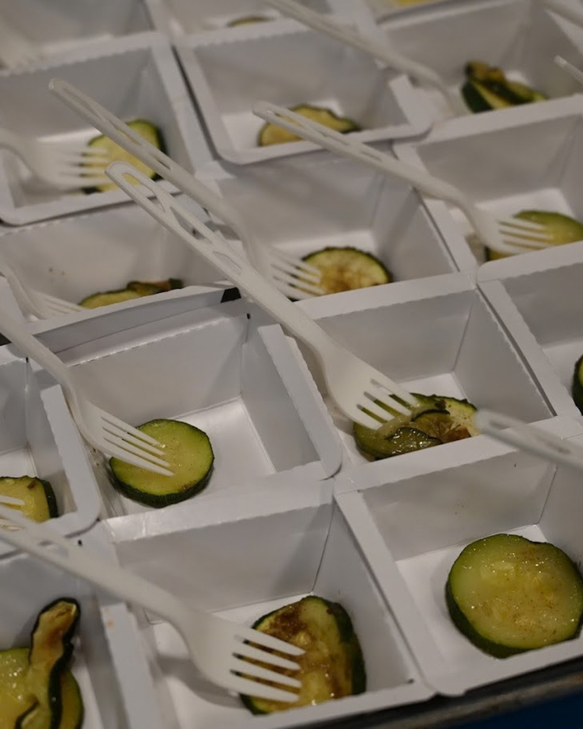 Roasted zucchini