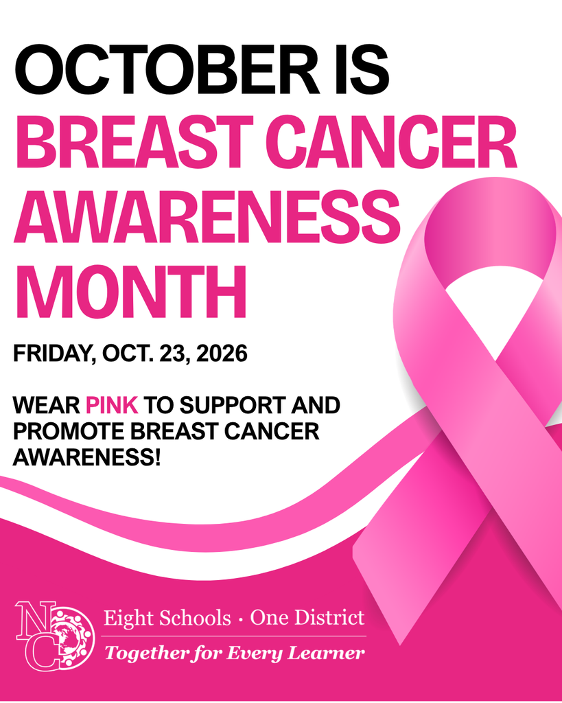 On Friday, October 23, we’re going PINK! In partnership with Real Kids Wear Pink and the American Cancer Society, we’re coming together as a school community to support Breast Cancer Awareness. Show your support, spread awareness and help us turn the school PINK by wearing pink on October 23!