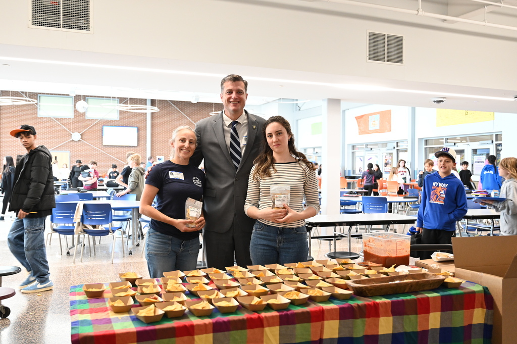 Senator Jake Ashby with members from Community Food Works and NYSED