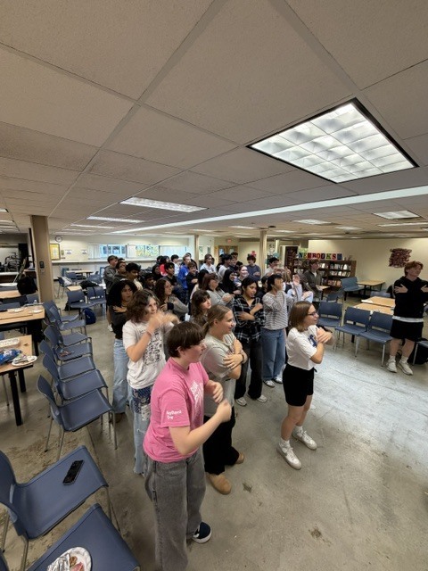 German club dancing together